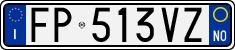License plate of Italy, Cars (1994 year series)