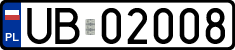 License plates of Poland, Military