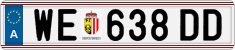 License plate of Austria, Regular plates