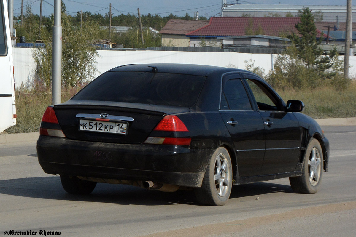 к 512 кр 14, Toyota Mark II 9th gen Sedan (X110), 2000–2004