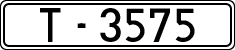 License plates of Spain, 1900 year series