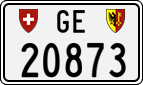 License plate of Switzerland, Cars