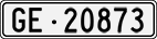 License plate of Switzerland, Cars