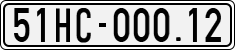 License plate of Vietnam, Specialty plates