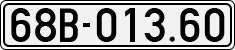 License plate of Vietnam, Cars