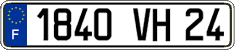 French license plate, FNI