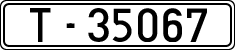 License plates of Spain, 1900 year series
