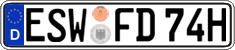 German license plate, Plates for oldtimers (type 