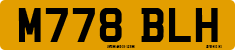 License plate of the United Kingdom, 1983 year system