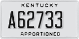 Kentucky, Apportioned (A12345)