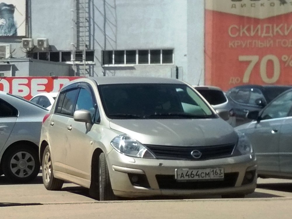а 464 см 163, Nissan Tiida 1st gen Hatch (C11), 2004–2012