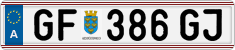 License plate of Austria, Regular plates
