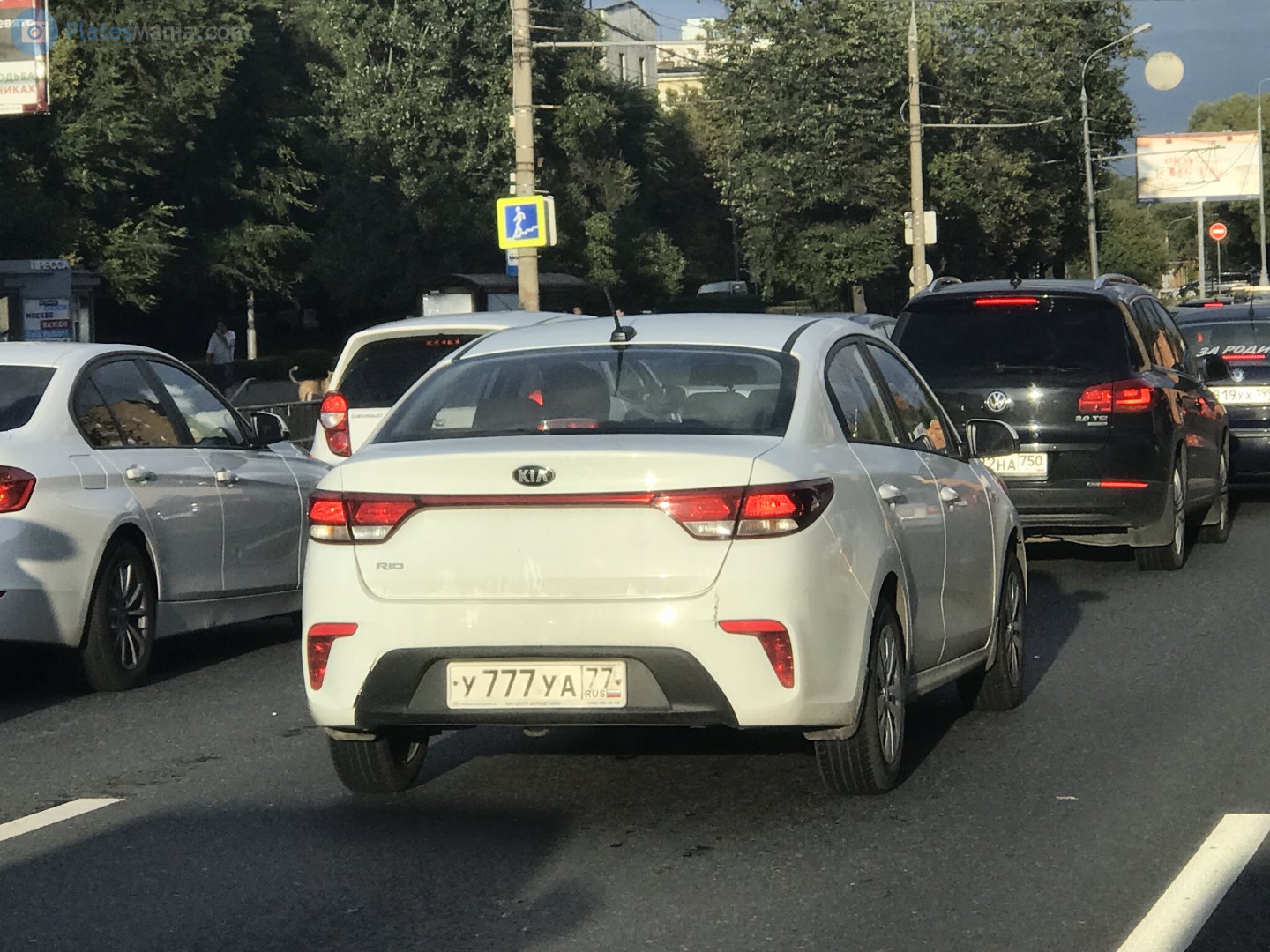 у 777 уа 77, Kia Rio 4th gen Sedan (FB; CIS-market), 2017–2020