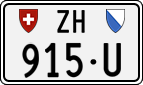 License plate of Switzerland, Dealer (with 