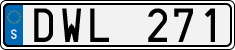 License plate of Sweden, Regular plates
