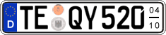 German license plate, Seasonal plates