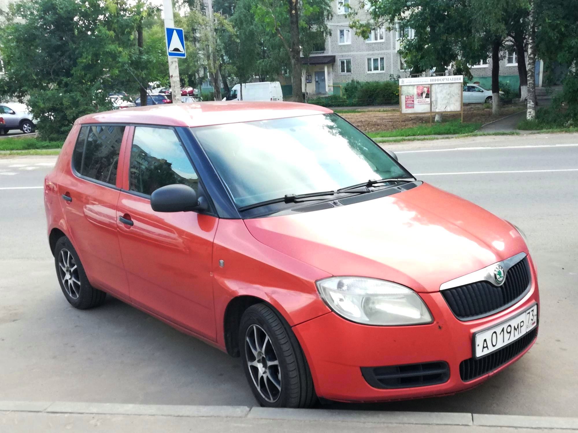 а 019 мр 73, Skoda Fabia 