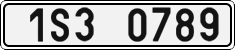 License plate of the Czech Republic, Cars (2001)
