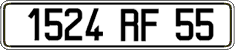 French license plate, FNI