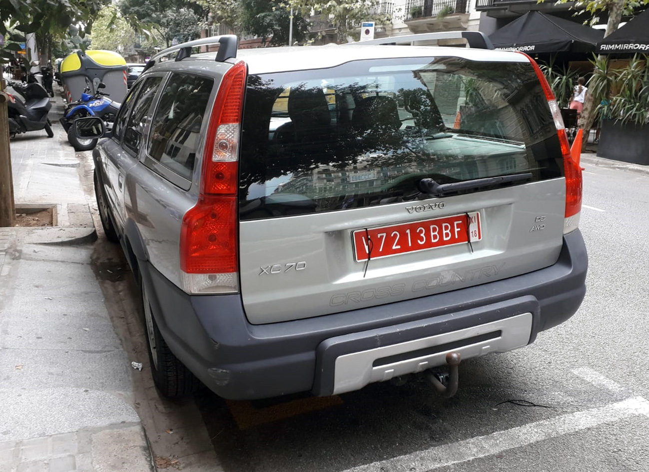V 7213 BBF, Volvo XC70 1st gen (295), 2002–2007