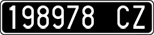License plate of Italy, Cars (1927 year series)