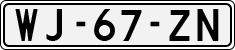 License plate of the Netherlands, Trailers