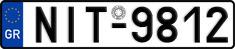 License plate of Greece, Cars