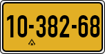 License plate of Israel, Regular plates