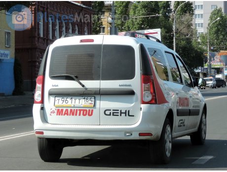 т961тт164, Lada (VAZ) Largus