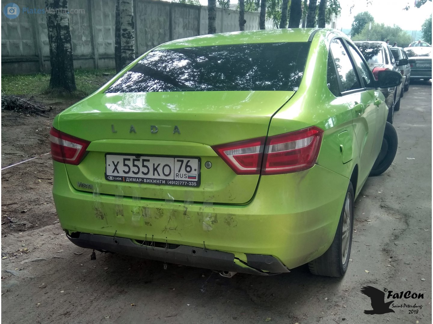 х 555 ко 76, Lada (VAZ) Vesta 1st gen Sedan (GFL), 2015–2022