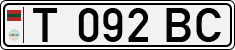 Non-recognized and partially recognized states, Transnistria (cars)