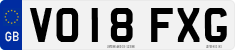 License plate of the United Kingdom, 2001 year system