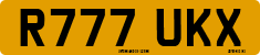 License plate of the United Kingdom, 1983 year system