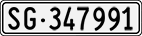 License plate of Switzerland, Cars