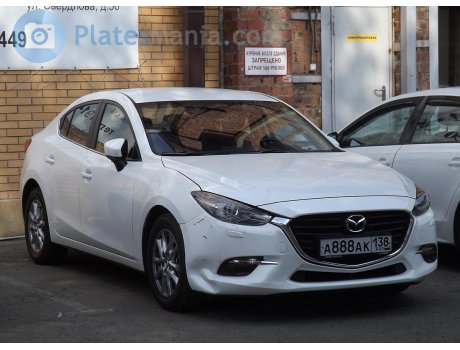 а888ак138, Mazda 3