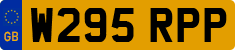 License plate of the United Kingdom, 1983 year system
