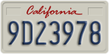 California, Commercial (1A23456)