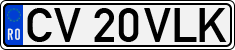 License plate of Romania, Regular plates