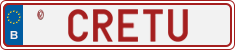 License plate of Belgium, Vanity Plates (2014)