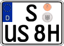 German license plate, Plates for oldtimers (type 