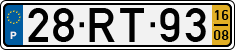 License plate of Portugal, Regular plates