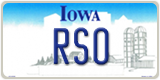 Iowa, Vanity Plates