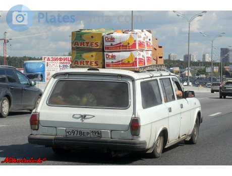 о978ер199, GAZ 310221 Волга