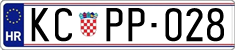 License plate of Croatia, Dealer