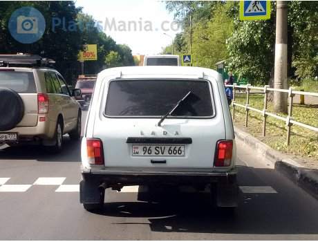 96 SV 666, Lada (VAZ) 2121 Нива