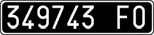 License plate of Italy, Cars (1927 year series)