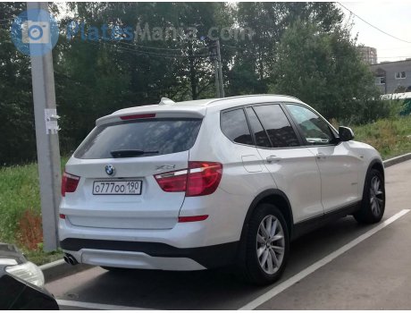 о777оо190, BMW X3