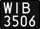 License plates of Poland, 1976 year system