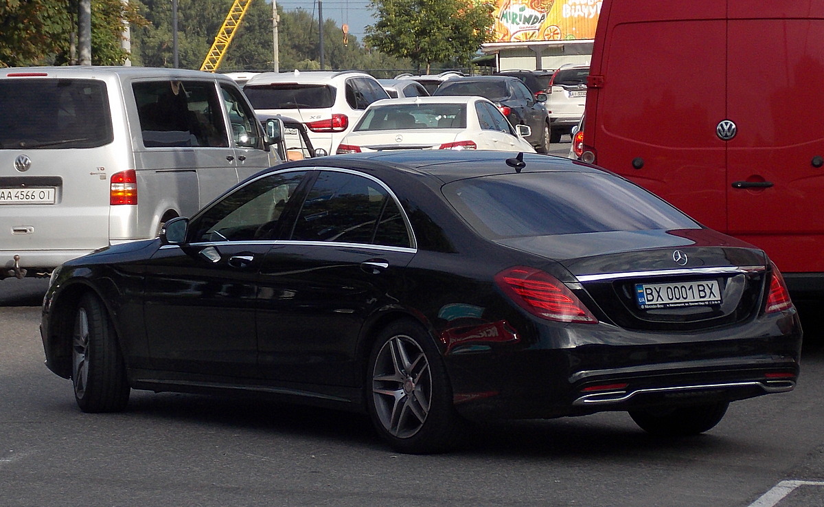 BX 0001 BX, Mercedes-Benz S-Klasse 8th gen Sedan (W222/V222), 2013–2020