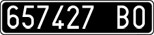 License plate of Italy, Cars (1927 year series)